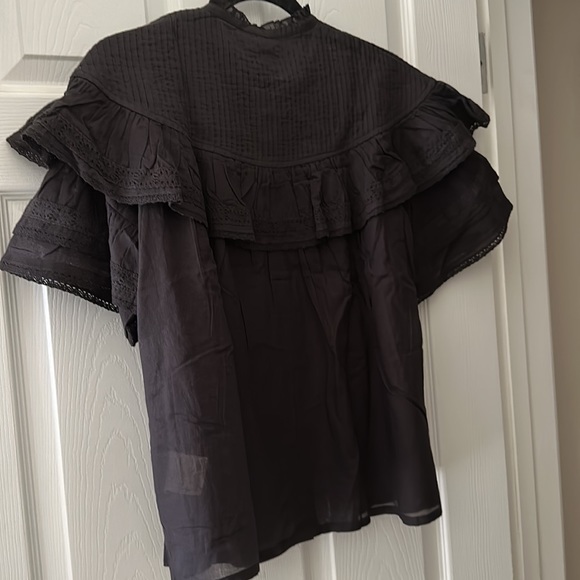 COPY - Trade/Sale NWT Spell Dove Lace 💯Organic Cotton Blouse in ex small xs - Picture 5 of 5